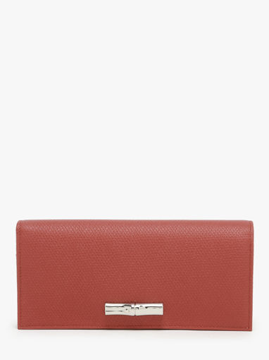 Longchamp Le roseau Portefeuille Bruin